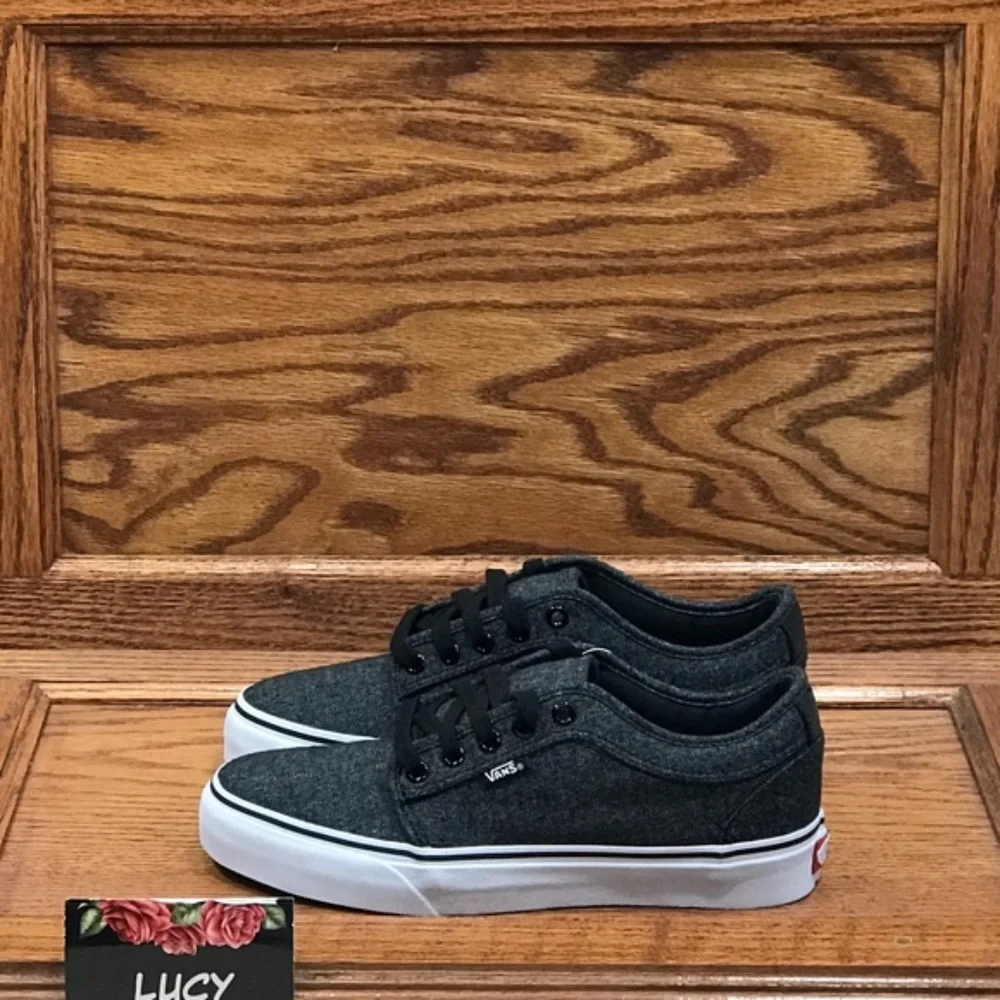 Vans‎ Chukka Low Brushed Denim Black White Shoes